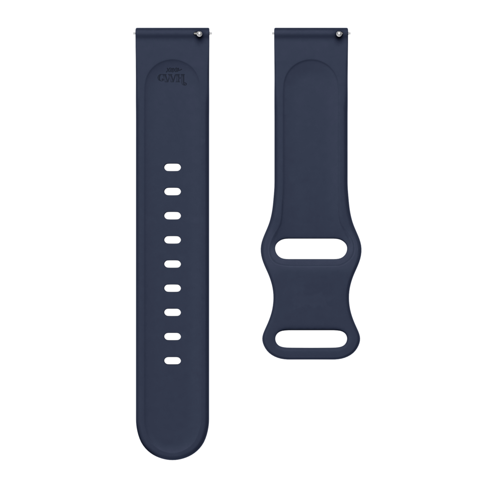 xoxo Wildhearts xoxo Wildhearts Bracelet silicone Samsung Galaxy Watch 4 Classic 42mm imprimé léopard (bleu foncé)