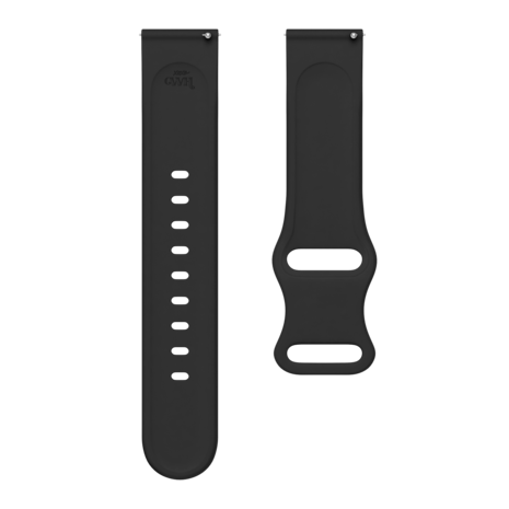 xoxo Wildhearts xoxo Wildhearts Bracelet silicone Samsung Galaxy Watch 4 44mm imprimé léopard (noir)