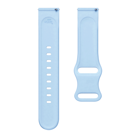 xoxo Wildhearts xoxo Wildhearts Bracelet silicone Samsung Galaxy Watch 4 44mm imprimé léopard (bleu clair)