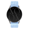 xoxo Wildhearts xoxo Wildhearts Bracelet silicone Huawei Watch GT 2 42mm imprimé léopard (bleu clair)