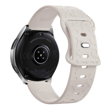 xoxo Wildhearts xoxo Wildhearts Bracelet silicone Amazfit GTS 4 imprimé léopard (lumière stellaire)