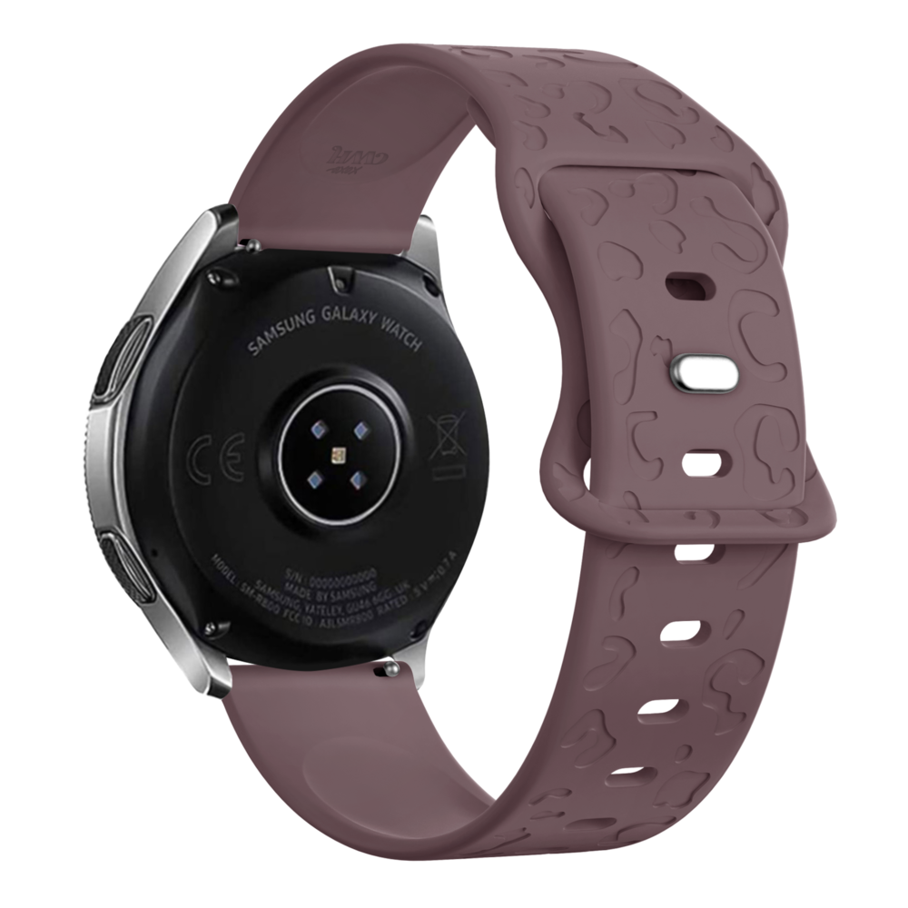 xoxo Wildhearts xoxo Wildhearts Bracelet silicone Polar Ignite 2 imprimé léopard (baie violette)