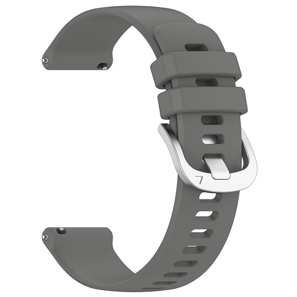 Strap-it Strap-it Bracelet silicone classique Coros Pace 2 (gris foncé)