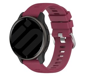 Strap-it Bracelet silicone Coros Apex 46mm (rouge vin)