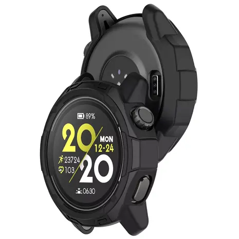 Strap-it Strap-it Coque TPU robuste Coros Pace 3 (noir)