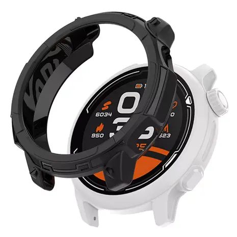 Strap-it Strap-it Coque TPU robuste Coros Pace 2 (noir)