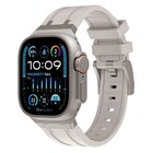 Strap-it Strap-it Bracelet silicone de luxe liquide Apple Watch (lumière stellaire avec titanium)