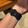 xoxo Wildhearts xoxo Wildhearts Bracelet silicone Apple Watch imprimé léopard (noir) xoxo Wildhearts xoxo Wildhearts Bracelet silicone Apple Watch imprimé léopard (noir)