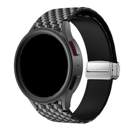 Strap-it Strap-it Bracelet magnetique Carbon Fiber Samsung Galaxy Watch FE Strap-it Strap-it Bracelet magnetique Carbon Fiber Samsung Galaxy Watch FE
