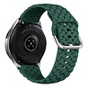 Strap-it Strap-it Bracelet silicone tissé Samsung Galaxy Watch FE (vert foncé) Strap-it Strap-it Bracelet silicone tissé Samsung Galaxy Watch FE (vert foncé)