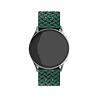 Strap-it Strap-it Bracelet silicone tissé Samsung Galaxy Watch FE (vert foncé) Strap-it Strap-it Bracelet silicone tissé Samsung Galaxy Watch FE (vert foncé)
