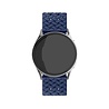 Strap-it Strap-it Bracelet silicone tissé Samsung Galaxy Watch FE (bleu foncé) Strap-it Strap-it Bracelet silicone tissé Samsung Galaxy Watch FE (bleu foncé)