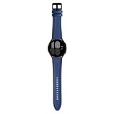 Strap-it Bracelet hybride cuir Samsung Galaxy Watch FE (bleu foncé)