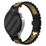 Strap-it Bracelet acier Jubilee Samsung Galaxy Watch FE (noir/or)