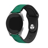 Strap-it Bracelet cuir hybride Samsung Galaxy Watch FE (vert) Strap-it Bracelet cuir hybride Samsung Galaxy Watch FE (vert)