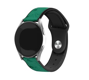 Strap-it Bracelet cuir hybride Samsung Galaxy Watch FE (vert)
