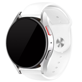 Strap-it Bracelet en silicone lumineux Samsung Galaxy Watch FE (blanc)