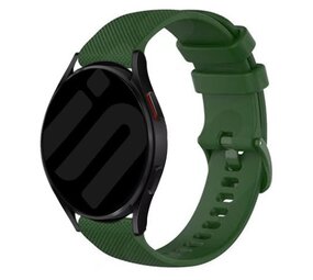 Strap-it Bracelet silicone prime Samsung Galaxy Watch FE (armée verte)
