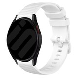 Strap-it Bracelet silicone prime Samsung Galaxy Watch FE (blanc)
