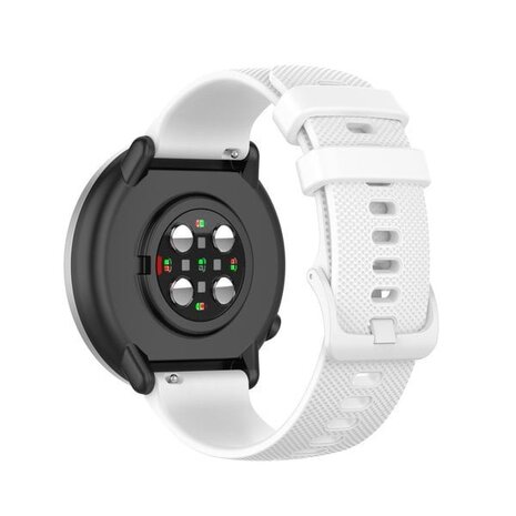Strap-it Strap-it Bracelet silicone prime Samsung Galaxy Watch FE (blanc)