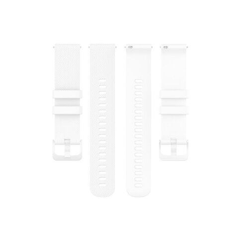 Strap-it Strap-it Bracelet silicone prime Samsung Galaxy Watch FE (blanc)