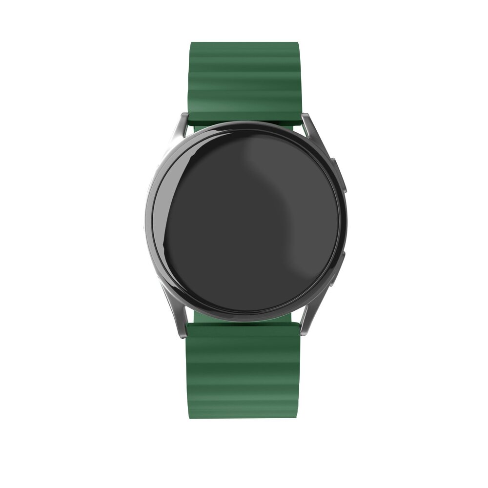 Strap-it Strap-it Bracelet silicone magnetique Samsung Galaxy Watch FE (vert)