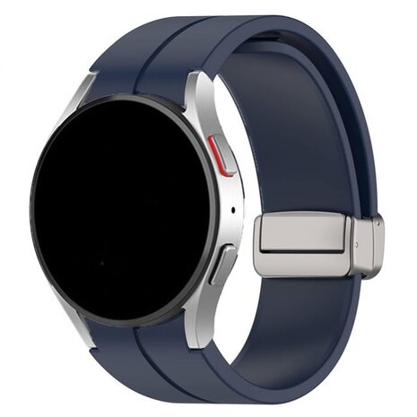Strap-it Strap-it Bracelet magnetique sport Samsung Galaxy Watch FE (bleu foncé) Strap-it Strap-it Bracelet magnetique sport Samsung Galaxy Watch FE (bleu foncé)