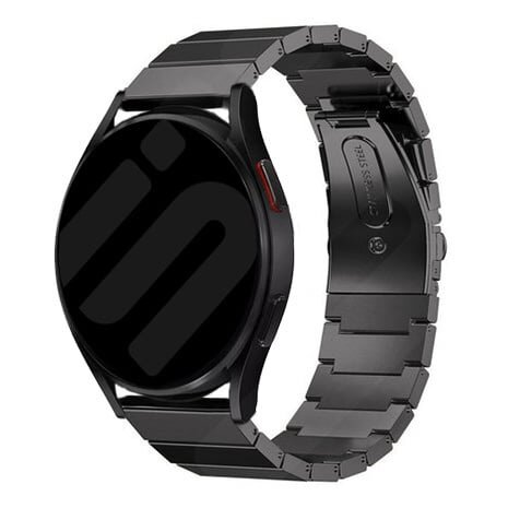 Strap-it Strap-it Bracelet métal Samsung Galaxy Watch FE (noir)