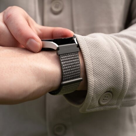 Strap-it Strap-it Bracelet nylon Samsung Galaxy Watch FE (vert)