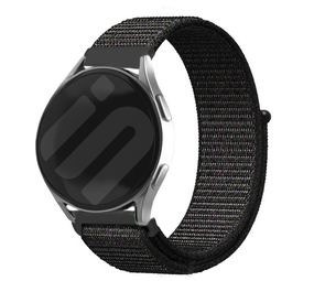 Strap-it Bracelet nylon Samsung Galaxy Watch FE (noir)