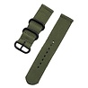 Strap-it Strap-it Bracelet nylon á boucle Samsung Galaxy Watch FE (vert)