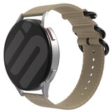 Strap-it Bracelet nylon á boucle Samsung Galaxy Watch FE (kaki)