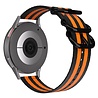 Strap-it Strap-it Bracelet nylon á boucle Samsung Galaxy Watch FE (noir/orange) Strap-it Strap-it Bracelet nylon á boucle Samsung Galaxy Watch FE (noir/orange)
