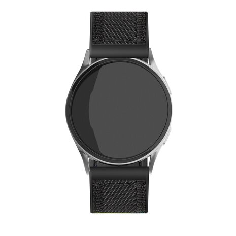 Strap-it Strap-it Bracelet nylon hybride Samsung Galaxy Watch FE (noir)