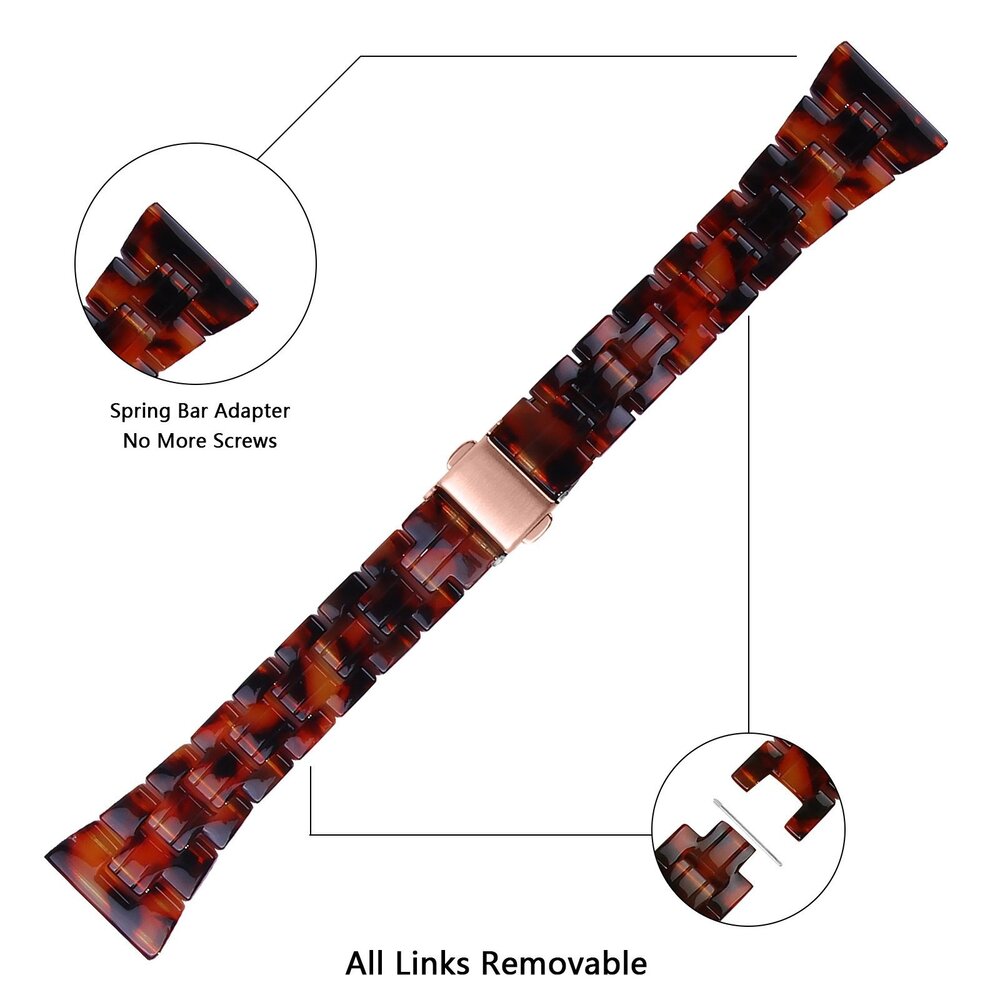 Strap-it Strap-it Bracelet resin Samsung Galaxy Watch FE (lava)