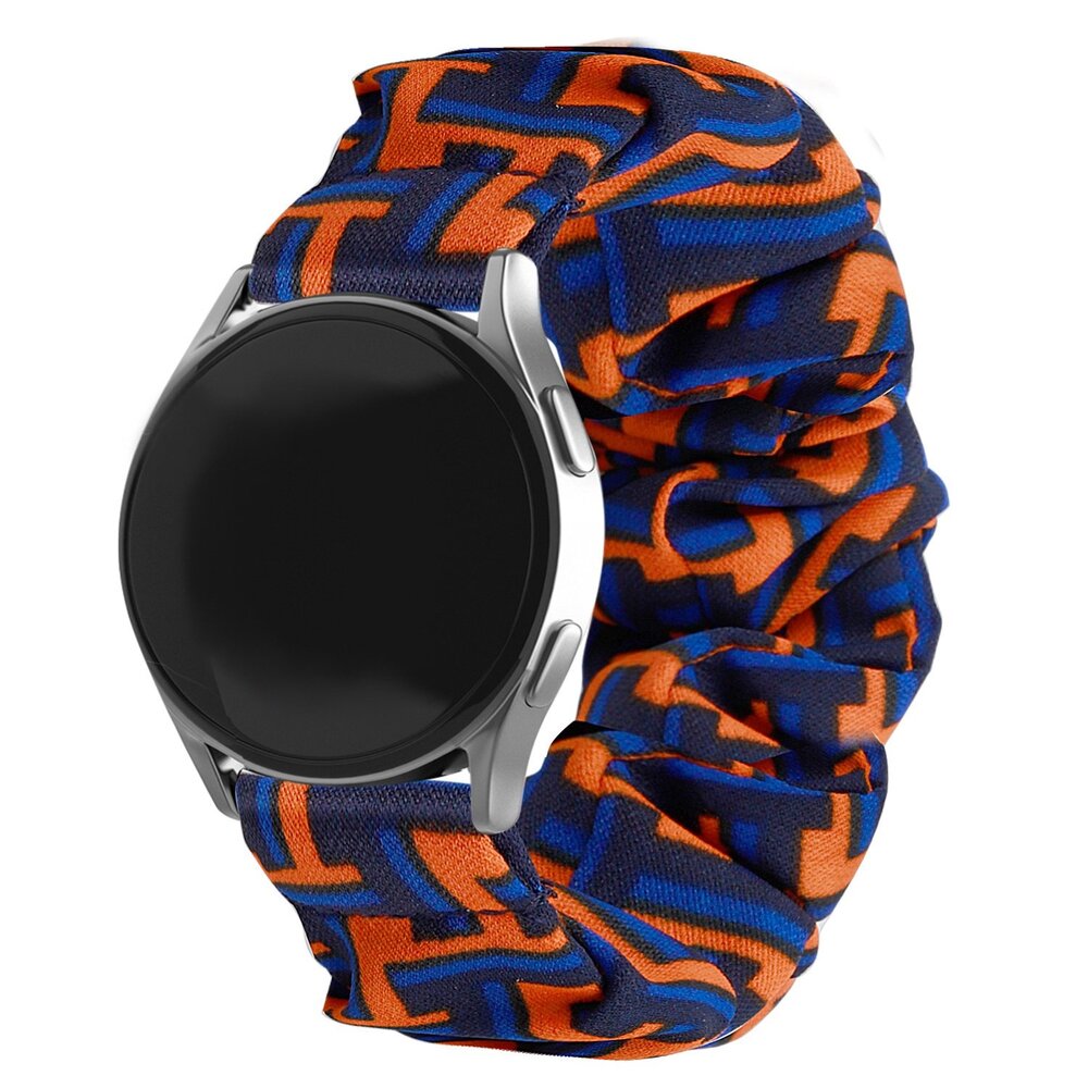 Strap-it Strap-it Bracelet chouchou Samsung Galaxy Watch FE (noir/orange/bleu) Strap-it Strap-it Bracelet chouchou Samsung Galaxy Watch FE (noir/orange/bleu)