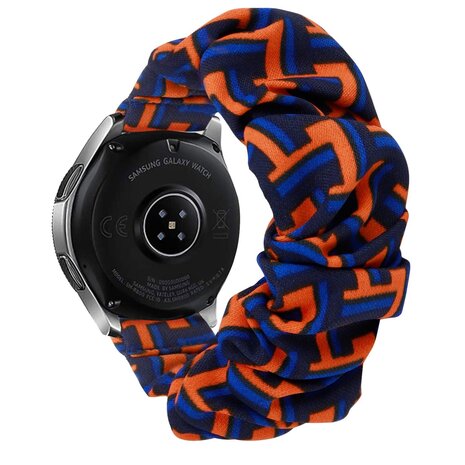 Strap-it Strap-it Bracelet chouchou Samsung Galaxy Watch FE (noir/orange/bleu) Strap-it Strap-it Bracelet chouchou Samsung Galaxy Watch FE (noir/orange/bleu)