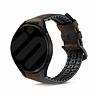 Strap-it Strap-it Bracelet silicone / cuir Samsung Galaxy Watch FE (marron) Strap-it Strap-it Bracelet silicone / cuir Samsung Galaxy Watch FE (marron)