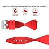 Strap-it Strap-it Bracelet silicone Samsung Galaxy Watch FE (rouge)