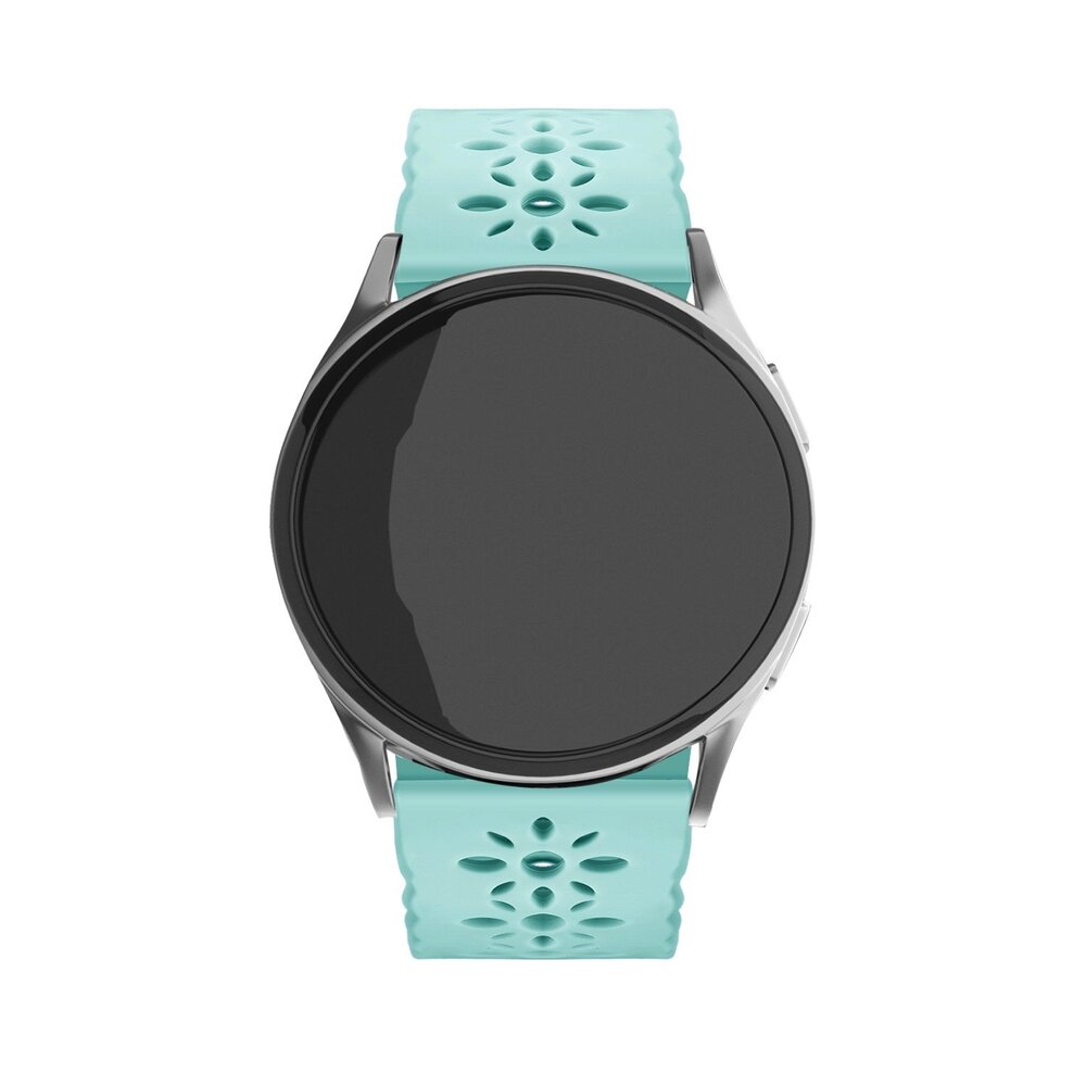 Strap-it Strap-it Bracelet silicone avec motif Samsung Galaxy Watch FE (blue sea green)