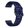 Strap-it Strap-it Bracelet silicone avec motif Samsung Galaxy Watch FE (bleu foncé) Strap-it Strap-it Bracelet silicone avec motif Samsung Galaxy Watch FE (bleu foncé)