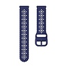 Strap-it Strap-it Bracelet silicone avec motif Samsung Galaxy Watch FE (bleu foncé) Strap-it Strap-it Bracelet silicone avec motif Samsung Galaxy Watch FE (bleu foncé)