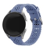 Strap-it Bracelet silicone avec motif Samsung Galaxy Watch FE (lavande gris)