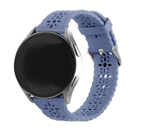 Strap-it Bracelet silicone avec motif Samsung Galaxy Watch FE (lavande gris)