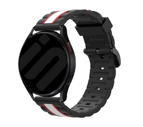 Strap-it Bracelet édition spéciale Samsung Galaxy Watch FE (noir/blanc)