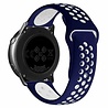 Strap-it Strap-it Bracelet sport Samsung Galaxy Watch FE (bleu/blanc)