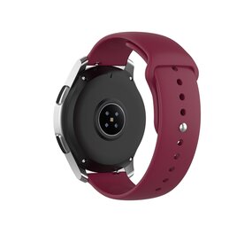 Strap-it Bracelet sport Samsung Galaxy Watch FE (vin rouge)