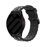 Strap-it Bracelet sport avec boucle Samsung Galaxy Watch FE (noir/blanc)