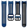 Strap-it Strap-it Bracelet sport carré Samsung Galaxy Watch FE (bleu foncé/noir) Strap-it Strap-it Bracelet sport carré Samsung Galaxy Watch FE (bleu foncé/noir)