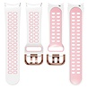 Strap-it Strap-it Bracelet sport carré Samsung Galaxy Watch FE (blanc/rose) Strap-it Strap-it Bracelet sport carré Samsung Galaxy Watch FE (blanc/rose)